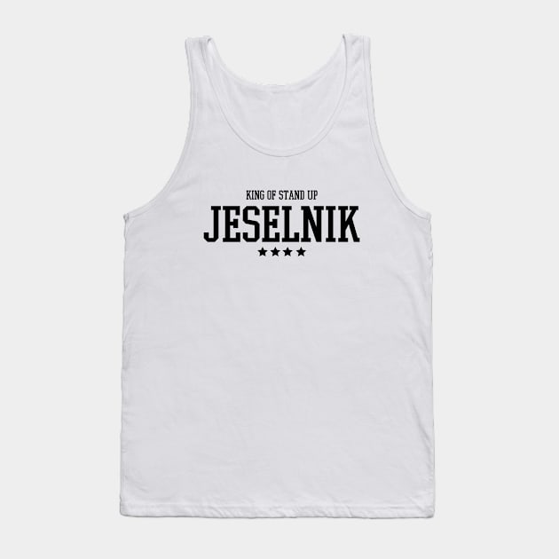 King of stand up comedy - Anthony Jeselnik Black Tank Top by Aspita